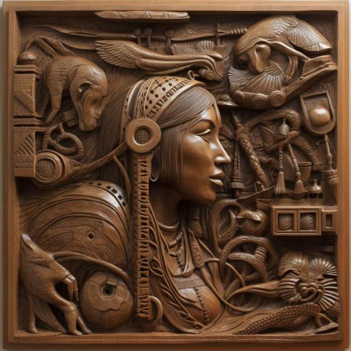 نموذج ثلاثي الأبعاد لآلة CNC 3D Art 